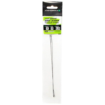 Поводок YOSHI ONYX Wire Leader Titanium String (титан струна) 3,5 мм 15 см (2 шт.) в интернет магазине Rybaki.ru