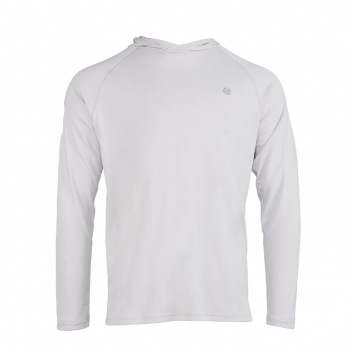 Лонгслив FHM Mark Hoodie цвет светло-серый