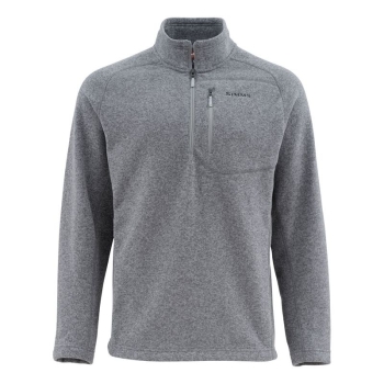Пуловер SIMMS Rivershed Sweater Quarter Zip цвет Steel