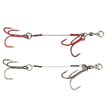 Крючок подвесной SAVAGE GEAR Carbon49 Corkscrew Stinger (2 шт.) 2х№ 1 23 кг