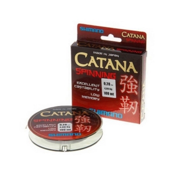 Леска SHIMANO Catana Spinning 100 м 0,14 мм цв. Прозрачный в интернет магазине Rybaki.ru