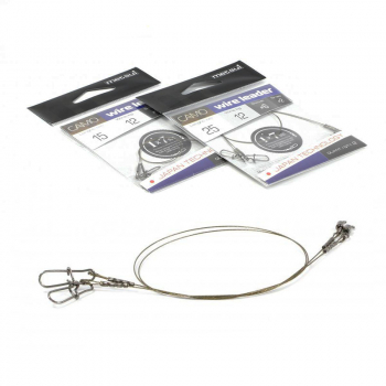 Поводок METSUI 1X7 Camo Wire Leader SSC 15 см 9 кг (2 шт.) в интернет магазине Rybaki.ru