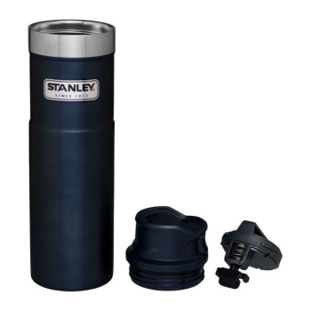 Термокружка STANLEY Classic The Trigger Action Travel Mug 0,47 л (тепло 7ч / холод 10ч) цв. синий