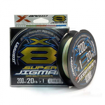 Плетенка YGK X-Braid Super Jigman X8 200 м #0.8 в интернет магазине Rybaki.ru