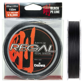 Леска DAIWA Regal Sensor 25 кг 0,388 мм 150 м (черная) в интернет магазине Rybaki.ru