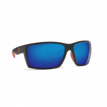 Очки поляризационные COSTA DEL MAR Reefton 580G р. L цв. Race Black цв. ст. Blue Mirror в интернет магазине Rybaki.ru