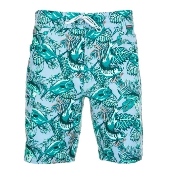Шорты SIMMS Seamount Board Shorts цвет Slamdown Steel Blue в интернет магазине Rybaki.ru
