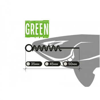 Оснастка XBAITS X Screw's Green 50 мм в интернет магазине Rybaki.ru