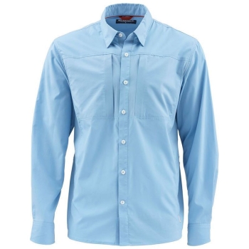 Рубашка SIMMS Albie Shirt цвет Faded Denim