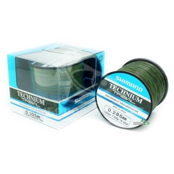 Леска SHIMANO Technium Trib PB 1100 м цв. камуфляж зеленый 0,305 мм в интернет магазине Rybaki.ru