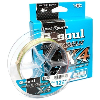 Плетенка YGK Real Sports G-Soul Super Jigman X4 200 м # 0,6 в интернет магазине Rybaki.ru