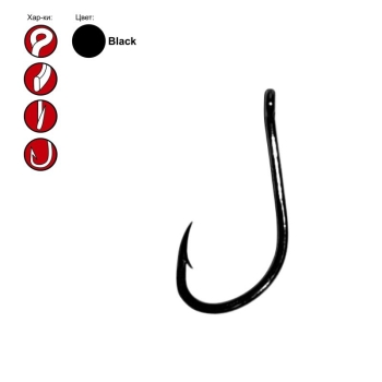 Крючок карповый GAMAKATSU G-CARP POP-UP HOOK (10 шт.) № 1 в интернет магазине Rybaki.ru