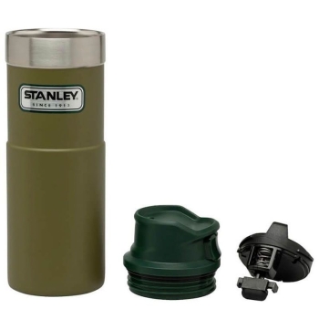 Термокружка STANLEY Classic One hand 2.0 0,47 л (тепло 7ч / холод 10ч) цв. оливковый