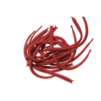 Червь MARUKYU Power Isome Soft M 100 мм (15 шт.) цв. Red в интернет магазине Rybaki.ru