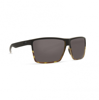 Очки поляризационные COSTA DEL MAR Rincon 580P р. XL цв. Matte Black/Shiny Tortoise цв. ст. Gray в интернет магазине Rybaki.ru