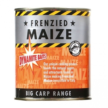 Кукуруза DYNAMITE BAITS Frenzied Maize необрезанная консервированная 600 гр. в интернет магазине Rybaki.ru