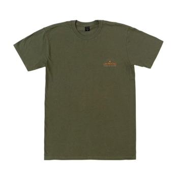 Футболка GRUNDENS Dark Seas X Grundens On The Hunt T-Shirt цвет Military Green в интернет магазине Rybaki.ru