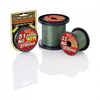 Плетенка WFT Strong New Green 150 м 22 кг 0,18 мм в интернет магазине Rybaki.ru