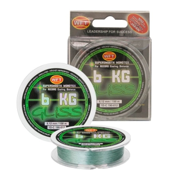 Плетенка WFT Gliss green 150 м 0,14 мм в интернет магазине Rybaki.ru