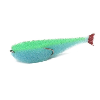 Поролоновая рыбка LEX Classic Fish CD UV 11 BLGB (синее тело / зеленая спина / красный хвост) в интернет магазине Rybaki.ru
