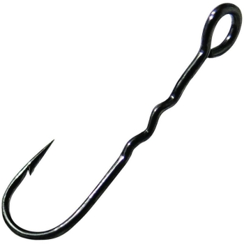 Крючок одинарный CRAZY FISH Round Bent Fixative Shank № 12 (15 шт.) в интернет магазине Rybaki.ru