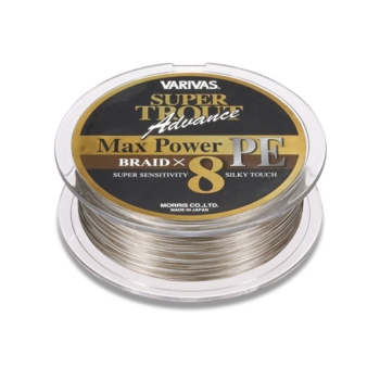 Плетенка VARIVAS Super Trout Advance Max Power PE 150 м цв. Серый/белый # 0,8 в интернет магазине Rybaki.ru