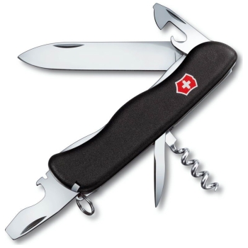 Нож VICTORINOX Picknicker 111мм 11 функций цв. черный в интернет магазине Rybaki.ru