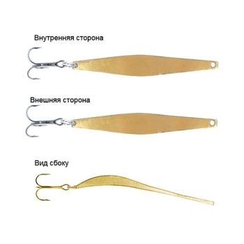 Блесна вертикальная LUCKY JOHN Model O 365 10 г код цв. #G в интернет магазине Rybaki.ru