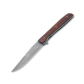 Нож складной BOKER Urban Trapper Cocobolo Damascus дамасская сталь рукоять Дерево кокоболо в интернет магазине Rybaki.ru