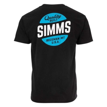 Футболка SIMMS Quality Built Pocket T-Shir цвет Black в интернет магазине Rybaki.ru
