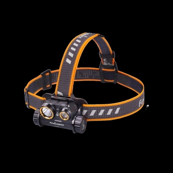 Фонарь налобный FENIX HM65R цвет Черный/Оранжевый