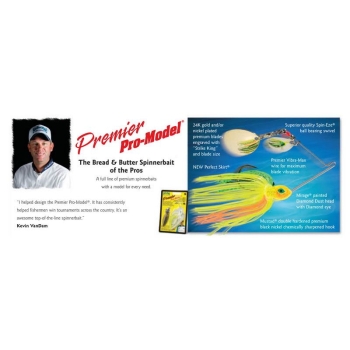 Спиннербейт STRIKE KING Premier Pro-Model (double colorado) 10,5 г код цв. 209SG в интернет магазине Rybaki.ru