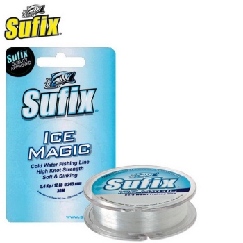 Леска SUFIX Ice Magic Clear 30 м 0,095 мм в интернет магазине Rybaki.ru