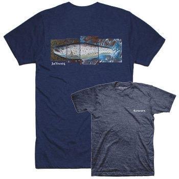 Футболка SIMMS DeYoung Seatrout T-Shirt цвет Navy Heather