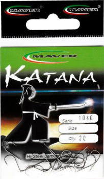 Крючок одинарный MAVER Катана 1040 № 20