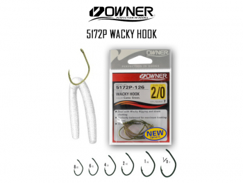 Крючок одинарный OWNER 5172P Wacky Hook № 2 (8 шт.)