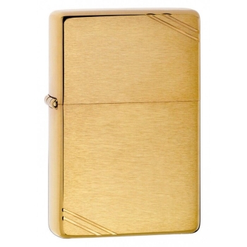 Зажигалка ZIPPO 1937 Vintage с покрытием Brushed Brass в интернет магазине Rybaki.ru