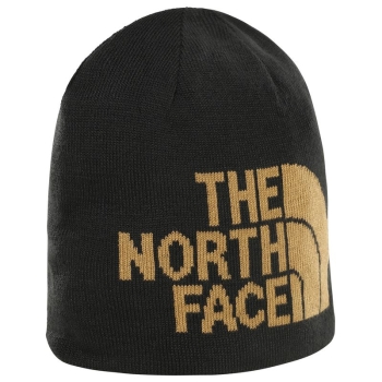 Шапка THE NORTH FACE Highline Beanie цв. black / british khaki в интернет магазине Rybaki.ru