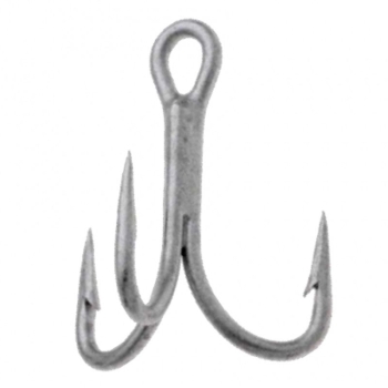 Крючок тройной SMITH Saltwater Treble Hook № 3 для D-Contact 110,Saruna 125,Haluсa145 цв. Silver Matt в интернет магазине Rybaki.ru