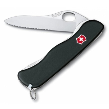 Нож VICTORINOX Sentinel 111мм 4 функций цв. черный в интернет магазине Rybaki.ru