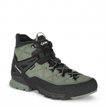Ботинки горные AKU Rock DFS Mid GTX цвет Green в интернет магазине Rybaki.ru
