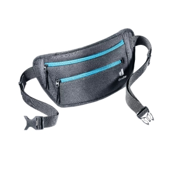 Сумка поясная DEUTER 2021 Neo Belt II цвет Black / Azure в интернет магазине Rybaki.ru