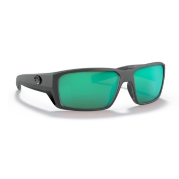 Очки поляризационные COSTA DEL MAR Fantail Pro 580G р. L цв. Matte Gray цв. ст. Green Mirror в интернет магазине Rybaki.ru