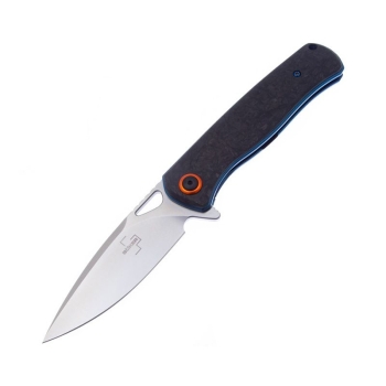 Нож складной BOKER Nebula сталь D2 рукоять сталь/мраморный карбон в интернет магазине Rybaki.ru