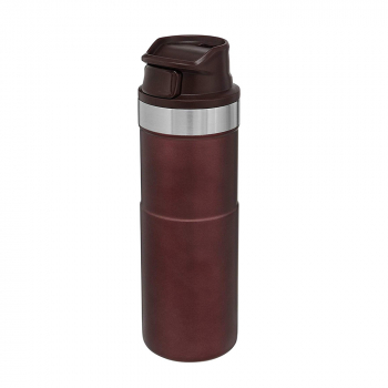 Термокружка STANLEY Classic 0.35L One hand 2.0 Бордовая (10-06440-043)