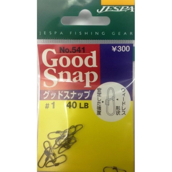 Застежка JESPA Yarie Good Snap № 541 р. 1 18,1 кг в интернет магазине Rybaki.ru