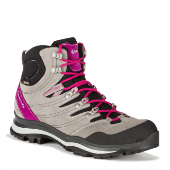 Ботинки треккинговые AKU WS Alterra GTX цвет Grey / Strawberry в интернет магазине Rybaki.ru