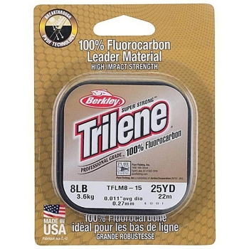 Флюорокарбон BERKLEY Trilene 100% Fluorocarbon 25 м 0,3 мм в интернет магазине Rybaki.ru