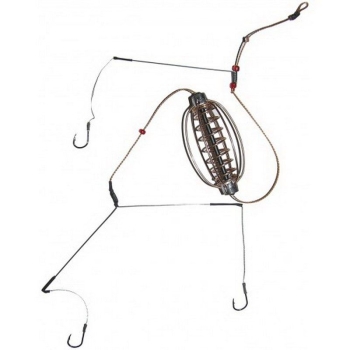 Снасть SKIPPER «Кормушка Арбуз медный Classic» 40 гр. в интернет магазине Rybaki.ru
