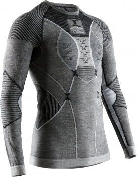 Термокофта X-BIONIC Apani4.0 Merino Shirt Round Neck Lg Sl M цвет серый